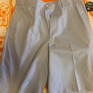 Pro Tour Golf Shorts Blue Plaid Size 32